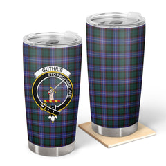 Clan Guthrie Modern Tartan Crest Tumbler AU50 Clan Guthrie Tartan Today