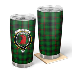 Clan Halkerston Tartan Crest Tumbler AW44 Clan Halkerston Tartan Today