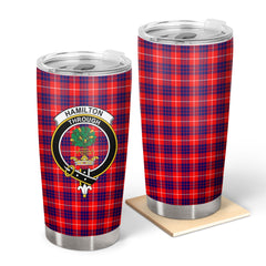 Clan Hamilton Modern Tartan Crest Tumbler NS89 Clan Hamilton Tartan Today