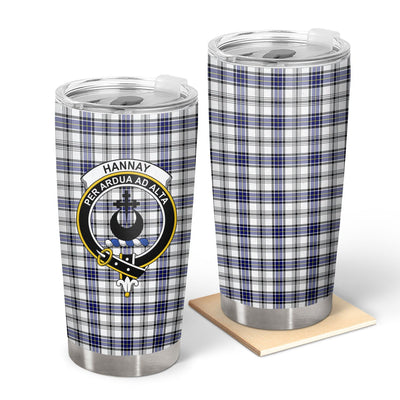 Clan Hannay Modern Tartan Crest Tumbler YO57