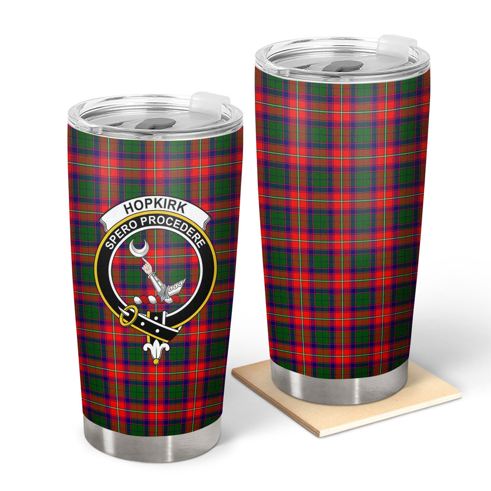 Clan Hopkirk Tartan Crest Tumbler HG94 Clan Kirk Tartan Today