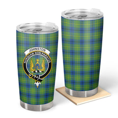 Clan Johnston Ancient Tartan Crest Tumbler AP57 Clan Johnston Tartan Today