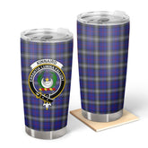 Clan Kinnaird Tartan Crest Tumbler OO33 Clan Kinnaird Tartan Today