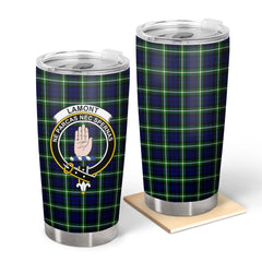 Clan Lamont Modern Tartan Crest Tumbler PV94 Clan Lamont Tartan Today