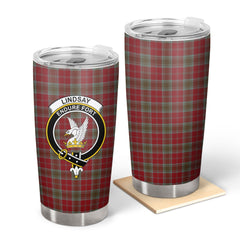 Clan Lindsay Weathered Tartan Crest Tumbler YG72 Clan Lindsay Tartan Today
