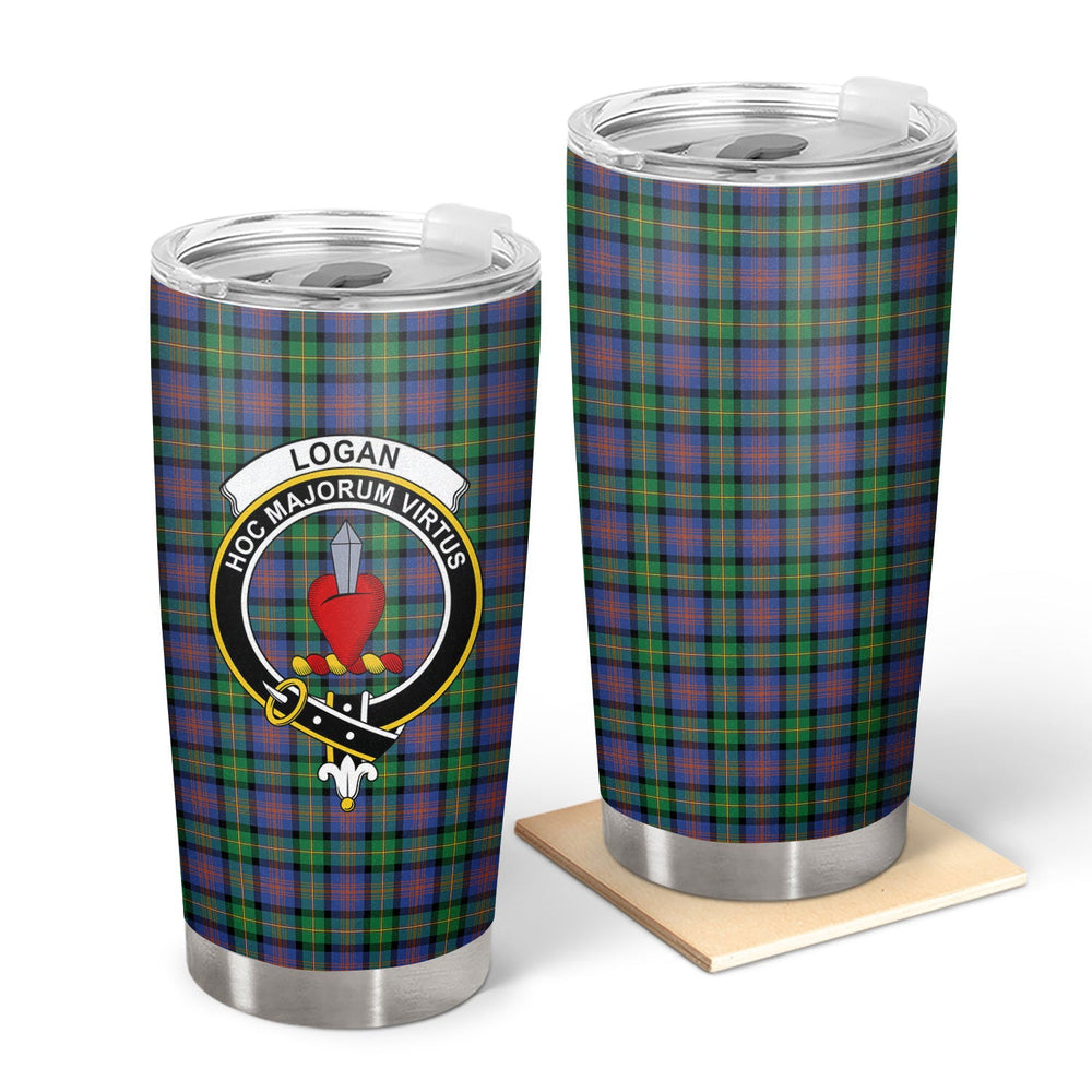 Clan Logan Ancient Tartan Crest Tumbler OG68 Clan Logan Tartan Today