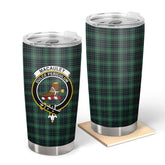 Clan MacAuley Hunting Ancient Tartan Crest Tumbler HV18 Clan Hall Tartan Today