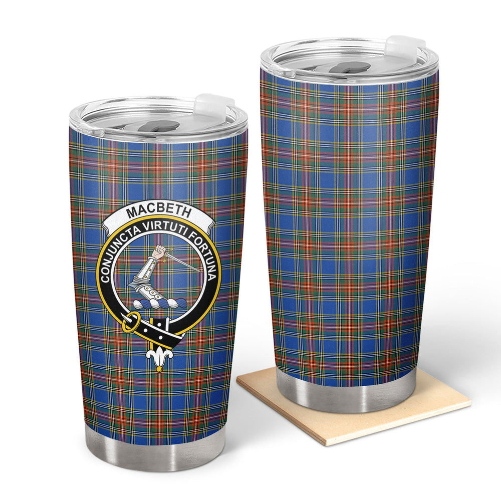 Clan MacBeth Ancient Tartan Crest Tumbler BN57 Clan MacBeth Tartan Today