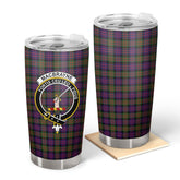 Clan MacBrayne Tartan Crest Tumbler OP81 Clan Hall Tartan Today