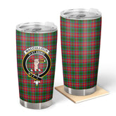 Clan MacCulloch (McCulloch) Tartan Crest Tumbler KB25 Clan McCulloch Tartan Today