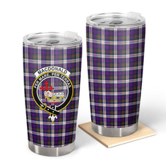 Clan MacDonald Dress Modern Tartan Crest Tumbler MQ70 Clan MacDonald Tartan Today