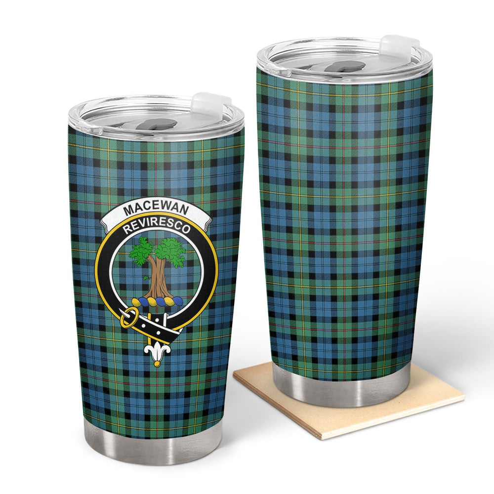 Clan MacEwan Ancient Tartan Crest Tumbler VD82 Clan MacEwen_MacEwan Tartan Today