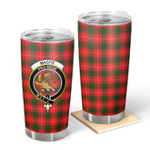 Clan MacFie Tartan Crest Tumbler KW45 Clan MacPhee_MacFie Tartan Today