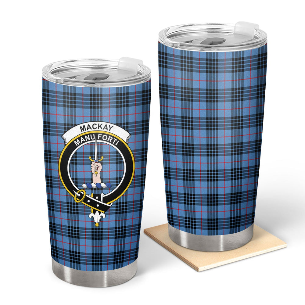 Clan MacKay Blue Tartan Crest Tumbler UT31 Clan MacKay Tartan Today