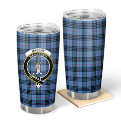 Clan MacKay Blue Tartan Crest Tumbler UT31 Clan MacKay Tartan Today