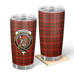 Clan MacKinnon Modern Tartan Crest Tumbler JH43 Clan MacKinnon Tartan Today