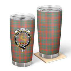 Clan MacKintosh Ancient Tartan Crest Tumbler MG11 Clan MacKintosh / MacIntosh Tartan Today