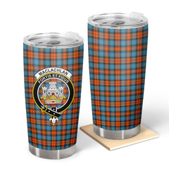 Clan MacLachlan Ancient Tartan Crest Tumbler UL72 Clan Hall Tartan Today