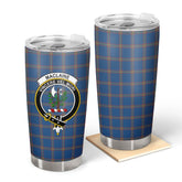 Clan MacLaine of Loch Buie Hunting Ancient Tartan Crest Tumbler MY15 Clan Hall Tartan Today
