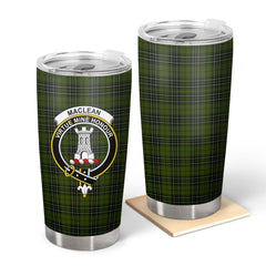 Clan MacLean Hunting Tartan Crest Tumbler BQ24 Clan Hall Tartan Today