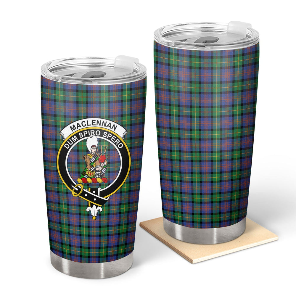 Clan MacLennan Ancient Tartan Crest Tumbler PZ61 Clan Hall Tartan Today