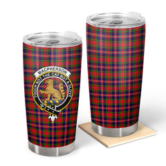 Clan MacPherson Modern Tartan Crest Tumbler RX18 Clan MacPherson Tartan Today