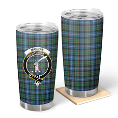 Clan MacRae Hunting Ancient Tartan Crest Tumbler UC70 Clan MacRae Tartan Today