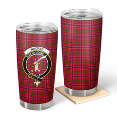 Clan MacRae Modern Tartan Crest Tumbler TC18 Clan MacRae Tartan Today