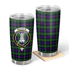Clan Malcolm (or MacCallum) Tartan Crest Tumbler SG99 Clan MacCallum Tartan Today