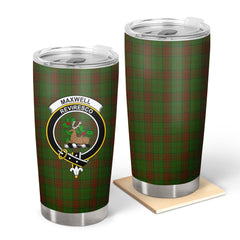 Clan Maxwell Hunting Tartan Crest Tumbler FY17 Clan Maxwell Tartan Today