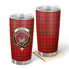 Clan McColl Tartan Crest Tumbler YK80 Clan Hall Tartan Today