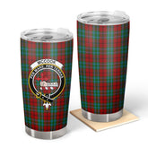 Clan McCook Tartan Crest Tumbler BD22 Clan Hall Tartan Today