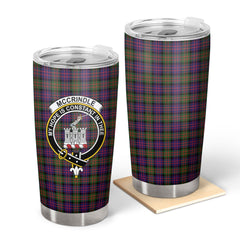Clan McCrindle Tartan Crest Tumbler II13 Clan Hall Tartan Today