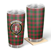 Clan McCullough Tartan Crest Tumbler HH78 Clan Hall Tartan Today