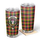 Clan McIndoe Tartan Crest Tumbler ZC95 Clan Hall Tartan Today