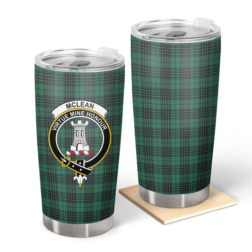 Clan McLean Hunting Ancient Tartan Crest Tumbler CX50 Clan Hall Tartan Today