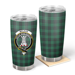 Clan McLean Hunting Ancient Tartan Crest Tumbler CX50 Clan Hall Tartan Today