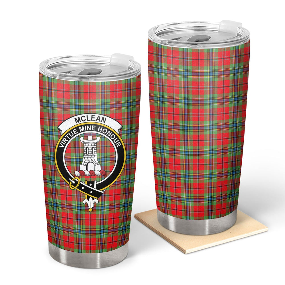 Clan McLean of Duart Modern Tartan Crest Tumbler XZ27 Clan Hall Tartan Today