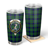 Clan McNeil of Colonsay Modern Tartan Crest Tumbler LM78 Clan Hall Tartan Today