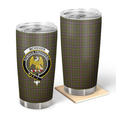 Clan McVicker Tartan Crest Tumbler WO47 Clan Hall Tartan Today