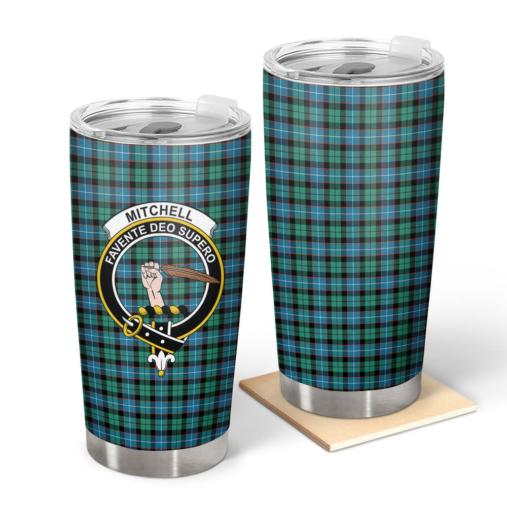 Clan Mitchell Ancient Tartan Crest Tumbler OU59 Clan Hall Tartan Today