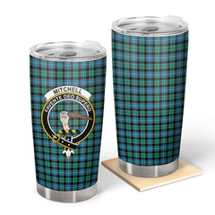 Clan Mitchell Ancient Tartan Crest Tumbler OU59 Clan Hall Tartan Today