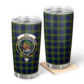 Clan Muir Tartan Crest Tumbler JN98 Clan Muir_More Tartan Today