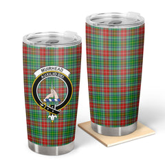 Clan Muirhead Tartan Crest Tumbler VT75 Clan Muir_More Tartan Today