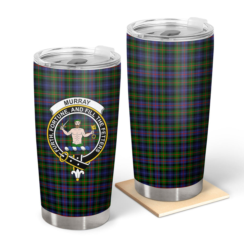 Clan Murray of Atholl Modern Tartan Crest Tumbler IY25 Clan Murray Tartan Today