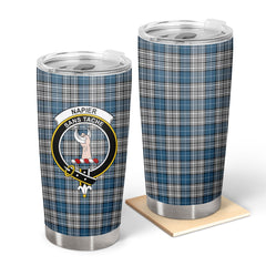 Clan Napier Modern Tartan Crest Tumbler XR54 Clan Napier Tartan Today