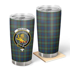 Clan Nicolson Hunting Ancient Tartan Crest Tumbler NQ44 Clan Nicolson Tartan Today