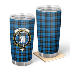 Clan Ramsay Blue Ancient Tartan Crest Tumbler ES85 Clan Ramsay Tartan Today