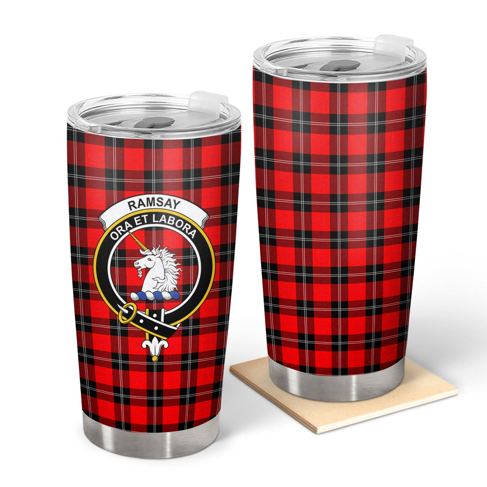 Clan Ramsay Modern Tartan Crest Tumbler NY79 Clan Ramsay Tartan Today