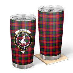 Clan Riddell Tartan Crest Tumbler JR54 Clan Riddell Tartan Today
